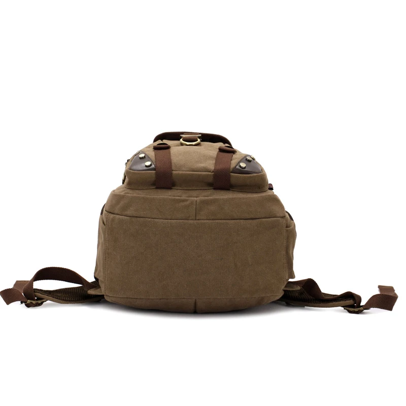 Imagem -04 - Nova Moda Masculina Mochila Lona do Vintage Mochila Escolar Bolsas de Viagem dos Homens Grande Capacidade de Viagem 14 Bolsa Laptop Portátil Mochila