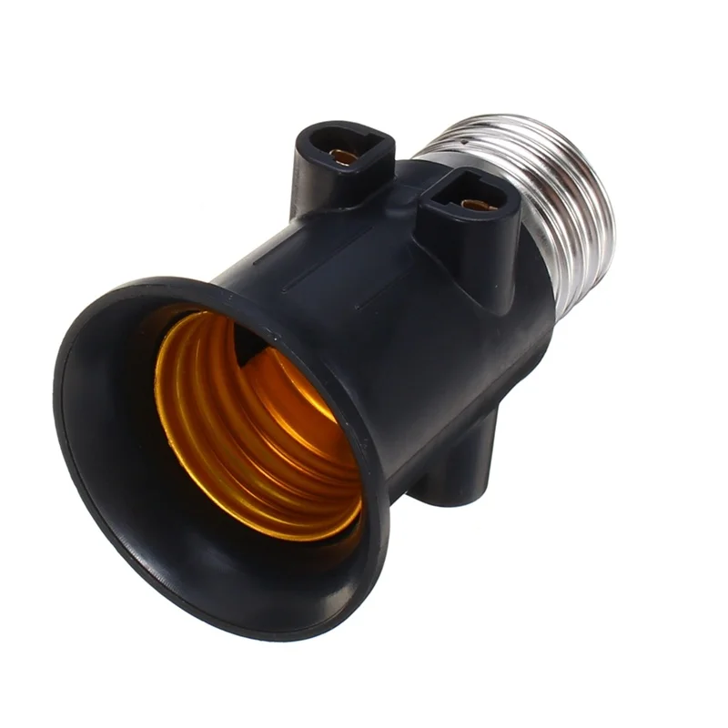 AC100-240V 4A PBT Fireproof E27 Bulb Adapter Lamp Holder Base Socket with EU Plug Support Dropshipping