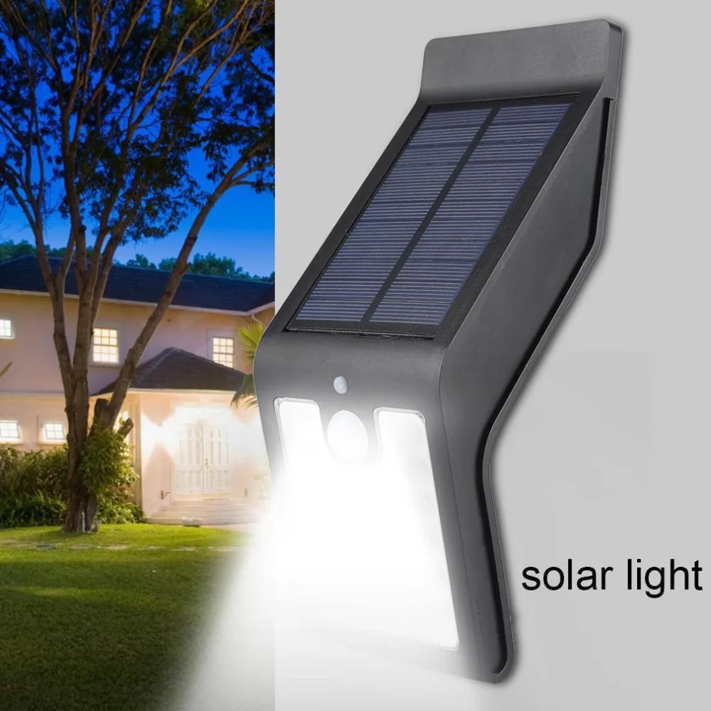 

Outdoor Solar Lamp LED Wall Light Waterproof PIR Motion Sensor Lighting Night Garden Lights Solar Powered Lamps Security Light