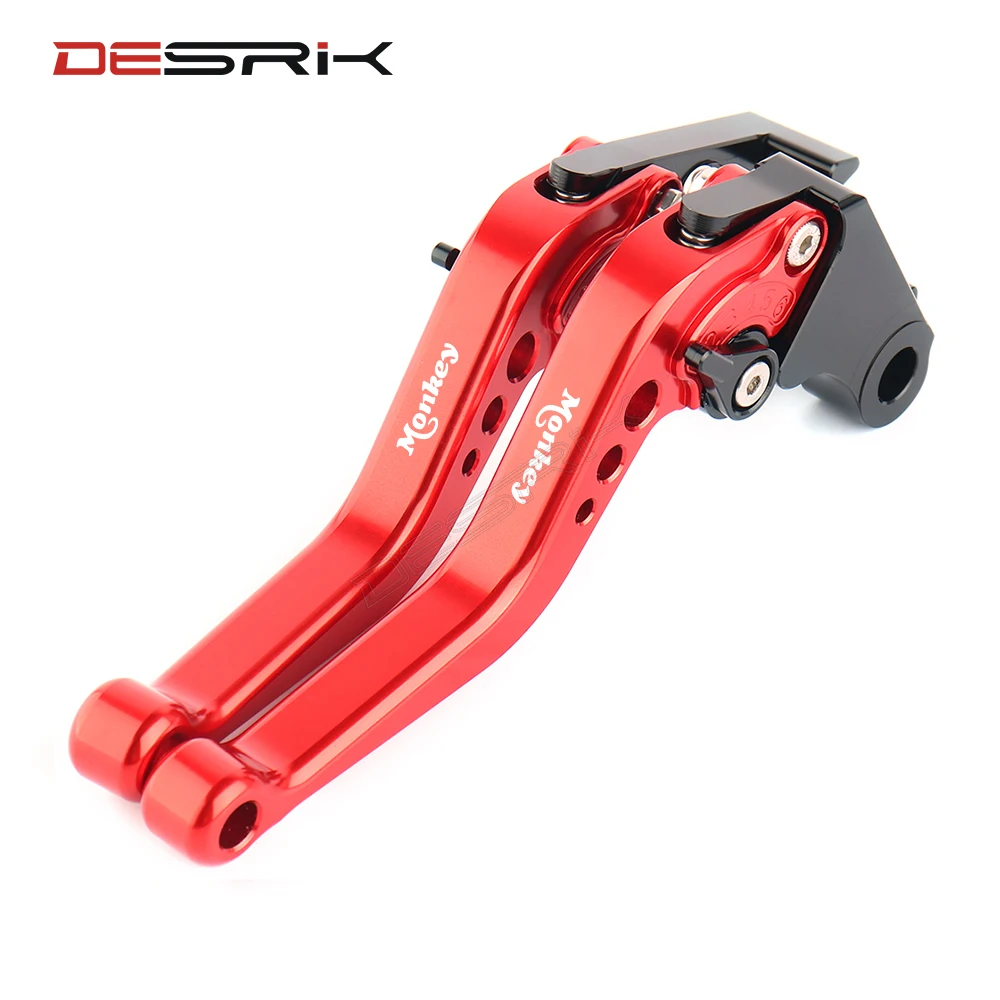 Short Adjustable CNC Aluminum Brakes Clutch Levers For Honda Monkey 125 Monkey125 2018 2019 2020 2021 2022 Accessories