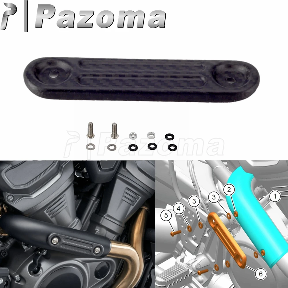 

Motorcycle Accessories Exhaust Shield Insert For HARLEY PAN AMERICA 1250 S PA1250 S PANAMERICA1250 RA1250 and RA1250S 2021-2024