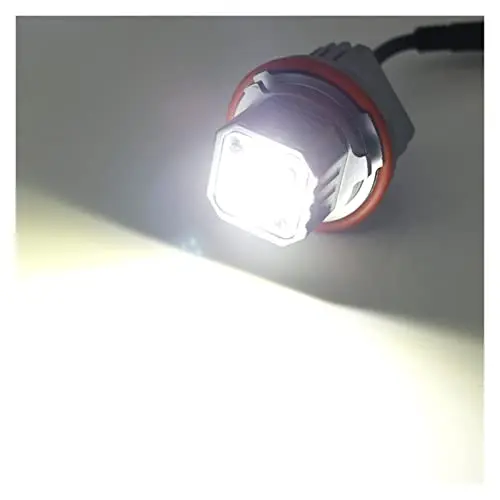 80W Error Free LED Angel Eyes Marker Lights Bulbs Fit for BMW E39 E53 E60 E61 E63 E65 E66 E87 525i 530i Xi 545i X3 M5 X5 00-09