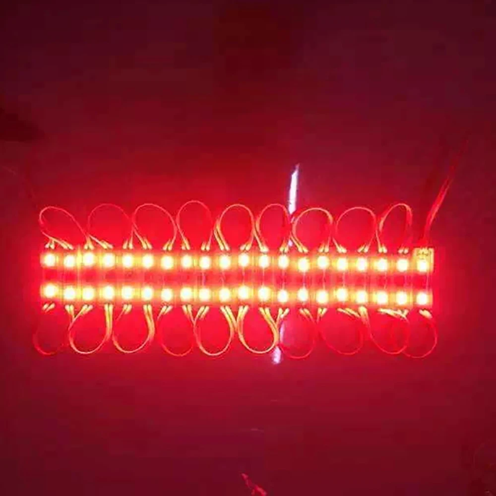 20pcs LED Modules 2835 SMD DC 12V 2 LEDs Backlight Waterproof IP65 LED Sign Lighting Red Green Blue Yellow White