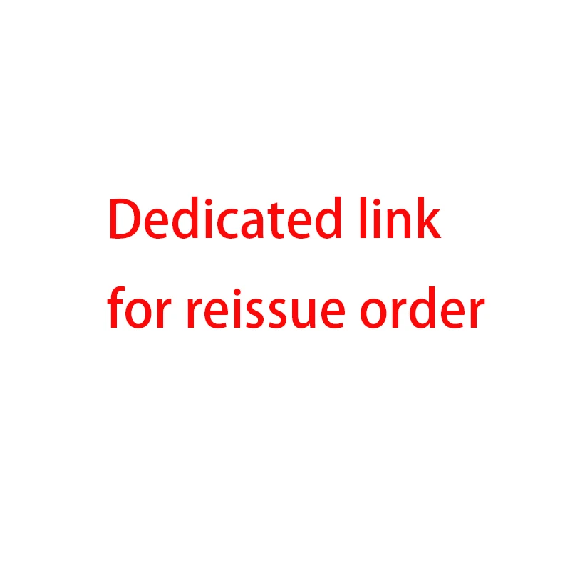 

Dedicated Link for Reissue Order