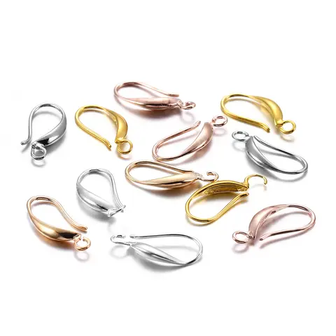 Copper Rose Gold Ear Hooks 12pcs St.kunkka