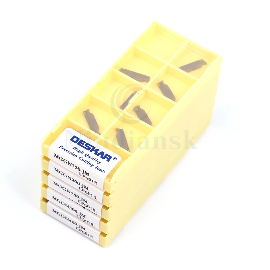 10 Chiếc Xác Thực MGGN150-JM 200-JM 250-JM 300-JM 400-JM 500-JM LF6018 Chất Lượng Cao CNC Carbide Lắp Cắt Thép Không Gỉ Tốt