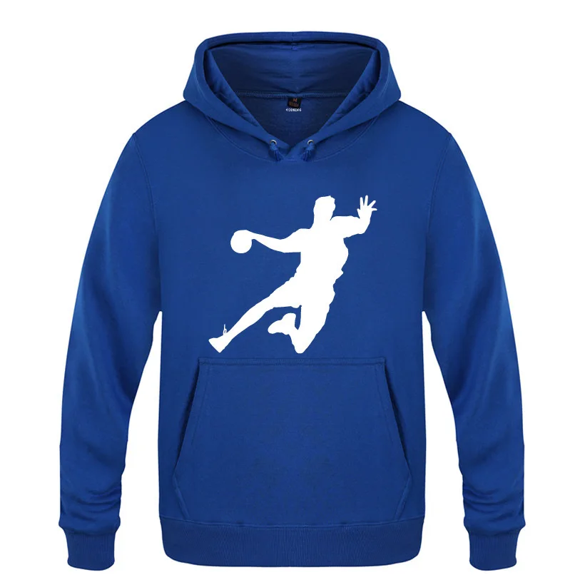 

Cool Handball Printed Hoodies Men Fleece Long Sleeve Hooded Sweatshirt Winter Man Fitness Pullover Streetwear Moleton Masculino