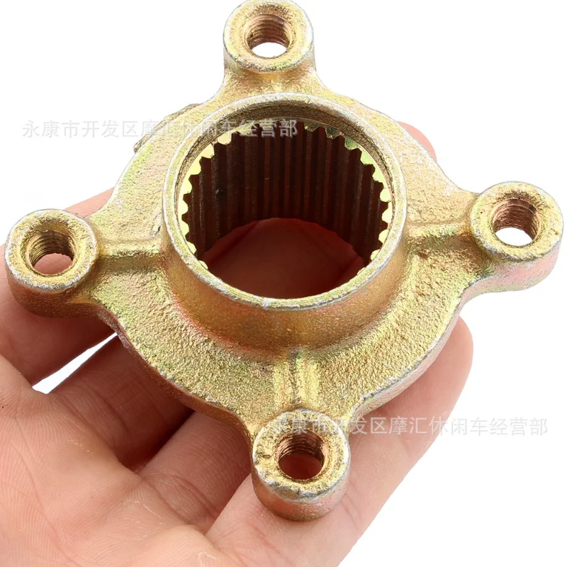 1 Pc Aluminum Motorcycle Front Brake Disc Sprocket Hub 28 Teeth flange 4 hole For 50-110cc Quad Bike ATV Dune Buggy Go Kart