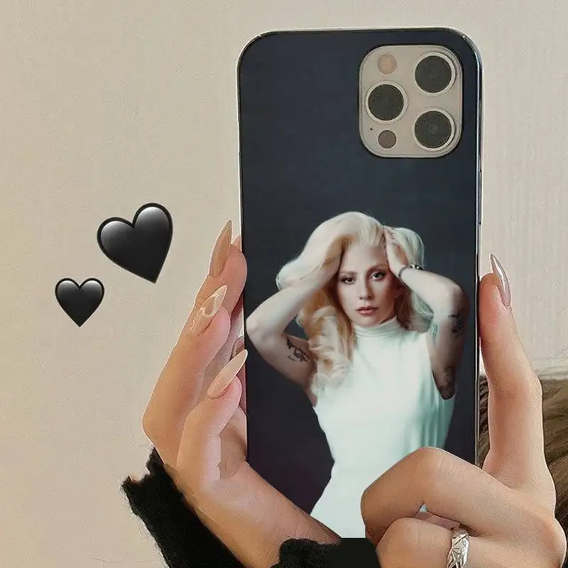 Lady Gaga famous singer Phone Case for iPhone 11 12 13 mini pro XS MAX 8 7 6 6S Plus X 5S SE 2020 XR cover