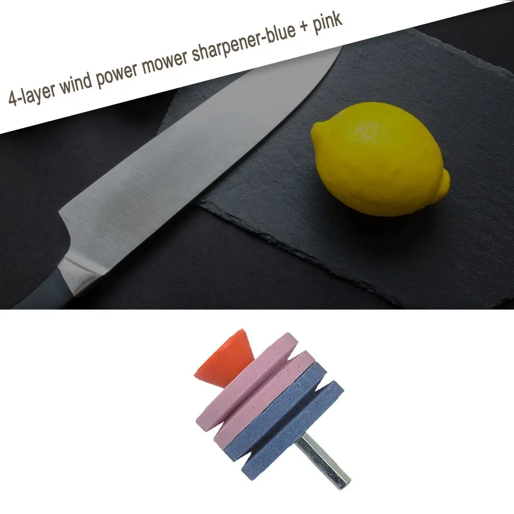 Klinge Garten Werkzeuge Schnellste Messer Spitzer Klinge Universal Schärfen Dreh Bohrer Cutter Rasenmäher Messer Spitzer 1 stücke