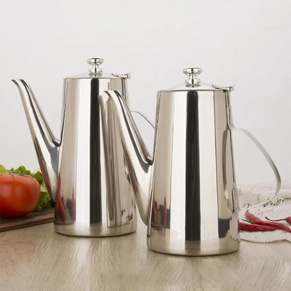 

Hot Sales!!! 1.5/2L Stainless Steel Long Mouth Water Coffee Teapots Kettle Home Kitchen Tool