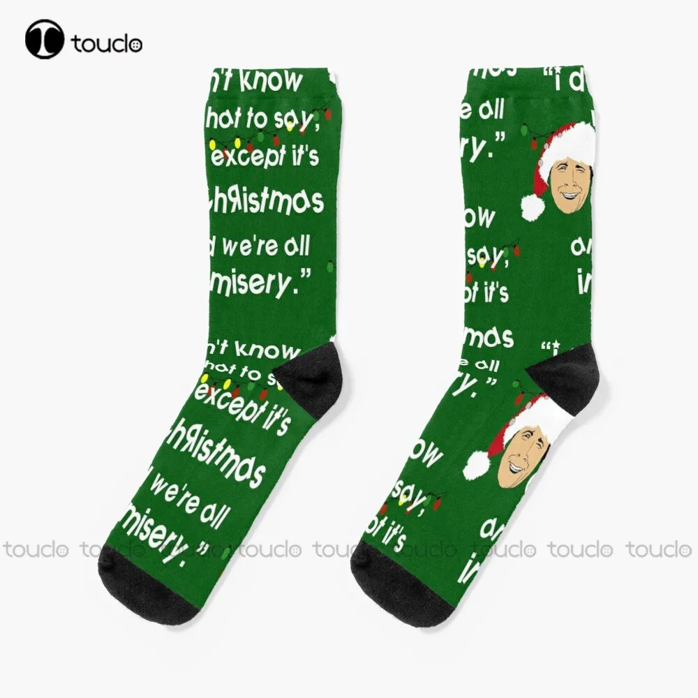 

Clark Griswold Wisdom Socks Mens Socks Size Personalized Custom Unisex Adult Teen Youth Socks 360° Digital Print Christmas Gift