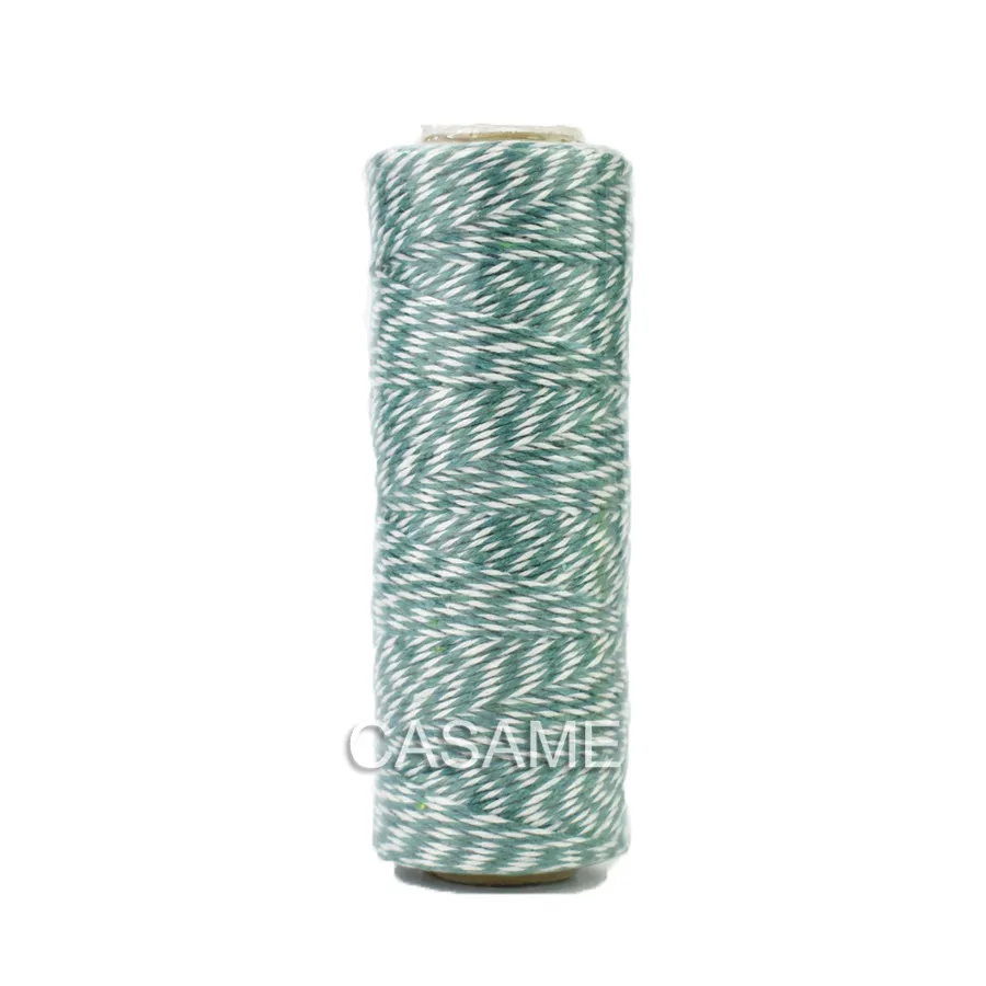 100% natural cotton rope 4ply (100Yards) thin Bakers twine color cotton string color party decoration wedding favors