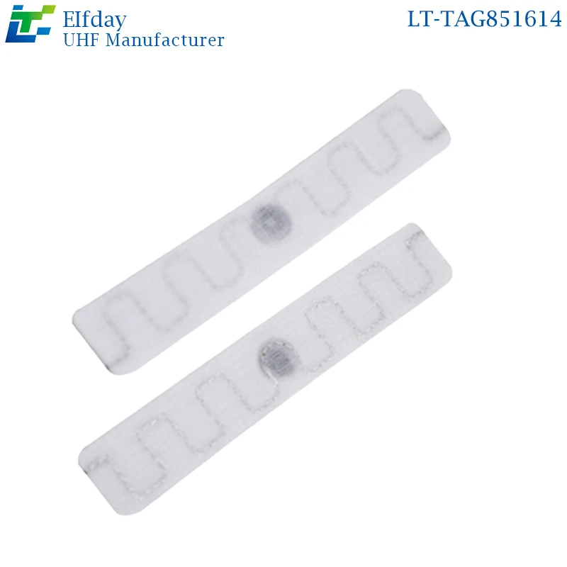 RFID label 100pcs RFID Washable Fabric Flexible UHF Heat Resistant Label UHF Hotel Laundry Laundry Tag Flexible Passive