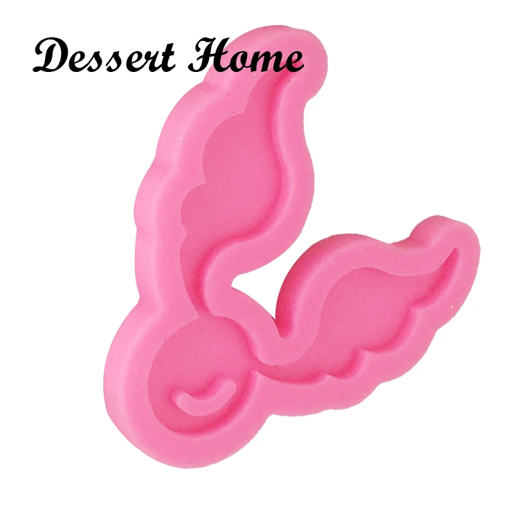 DY0068 Angel Wings Epoxy Resin Molds For Jewelry Diy Silicone Keychain Necklace Earring Decoration Shiny Glossy