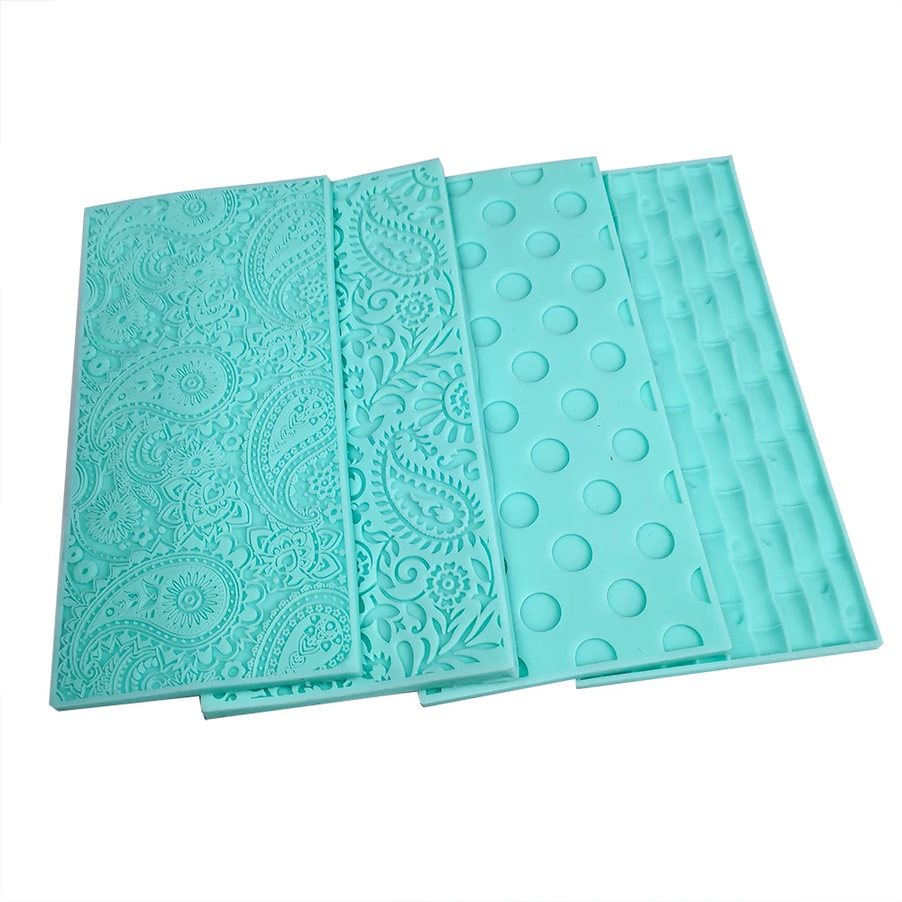 Paisley Silicone Mold Lace Mat for Fondant Cake, Lace Mould, Fatima Pattern, Mousse Cake Decoration, DIY Handmade Craft