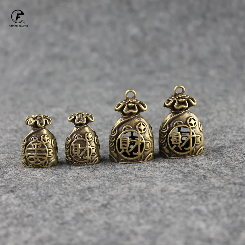 خمر النحاس محظوظ الدولارات حقيبة المال التماثيل الحلي مكتب زينة اليدوية النحاس سيارة مفتاح قلادة عصابة ديكور المنزل الحرفية #5