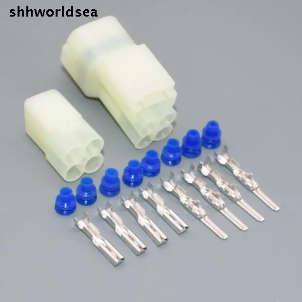 shhworldsea  waterproof auto Connector HM .090 Sumitomo Female And Male Wire plug 6180-4181 6187-4441