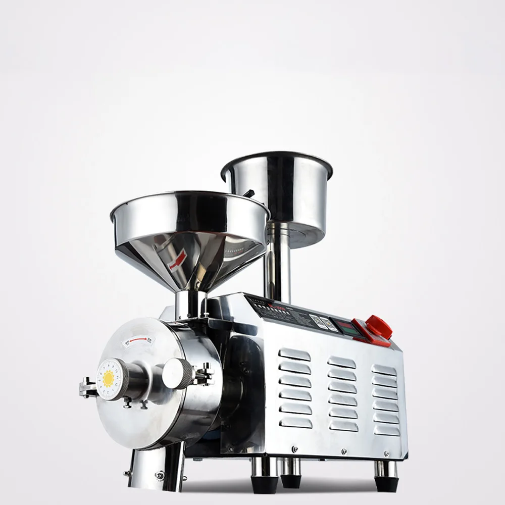 3KW High-Power Sesame Grinder Commercial Peanut Butter Grinder Cereals Soy Milk Wet And Dry Grinding Machine