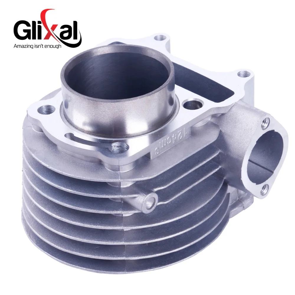 Glixal GY6 125cc 152QMI 4-stroke Chinese Scooter 52.4mm Cylinder Block for JONWAY,BASHAN,ZNEN,ROKETA,TANK,BMS Moped ATV Go-Kart