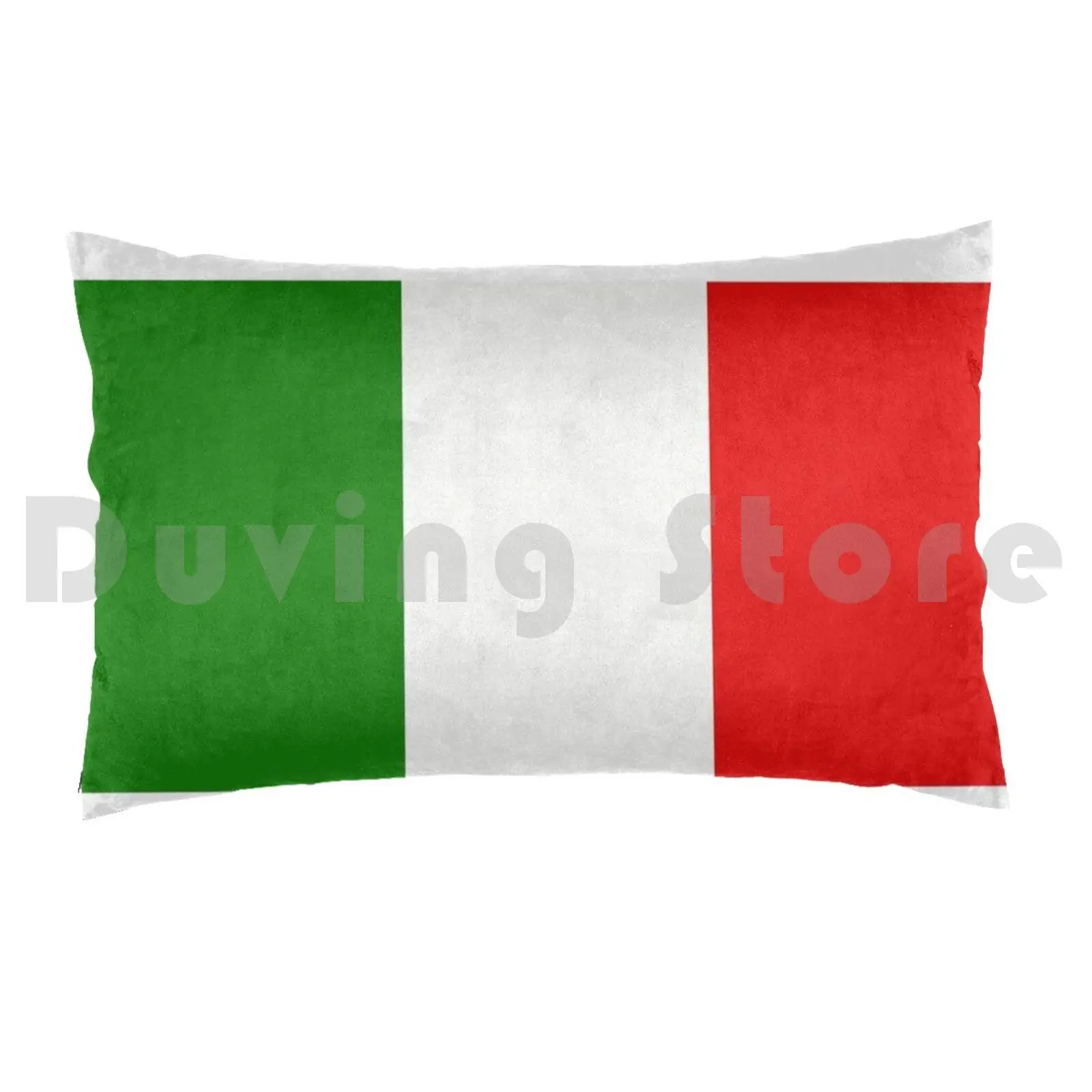 Italy-Italian Flag Pillow Case Printed 50x75 Italy Flag Red Colours Stripe Country Italian World Map Travel