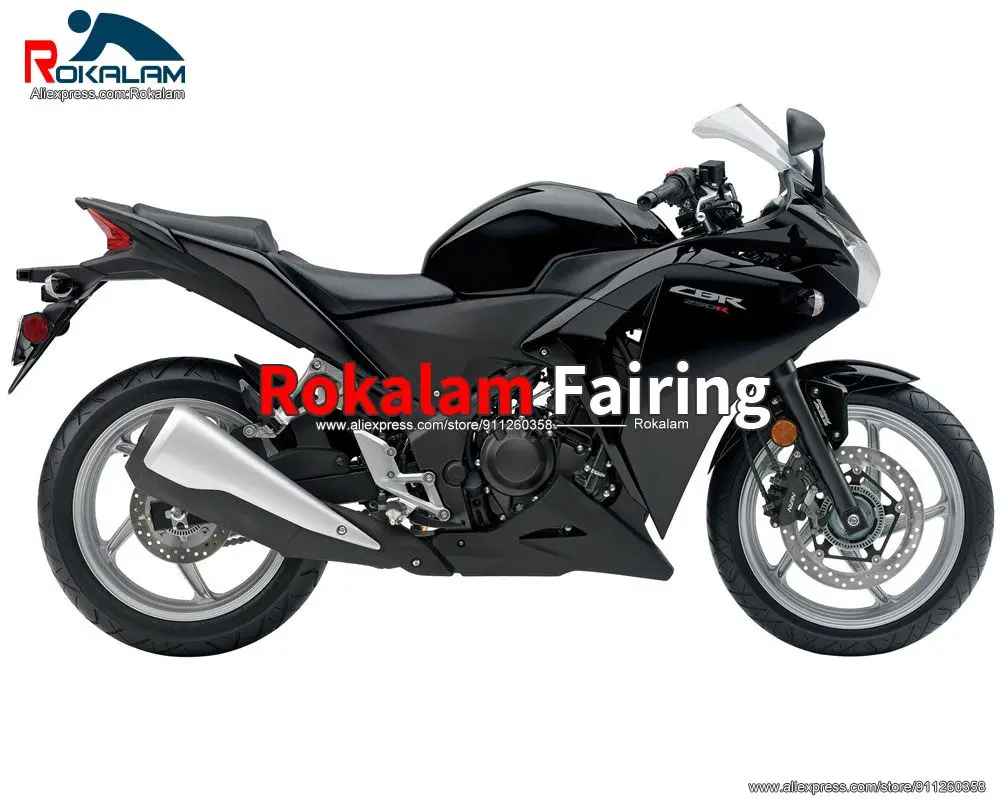 

Комплект кузова для Honda CBR250R MC41 2011 2012 2013 2014 CBR 250R 11-14, черный обтекатель из АБС-пластика для мотоцикла (литье под давлением)