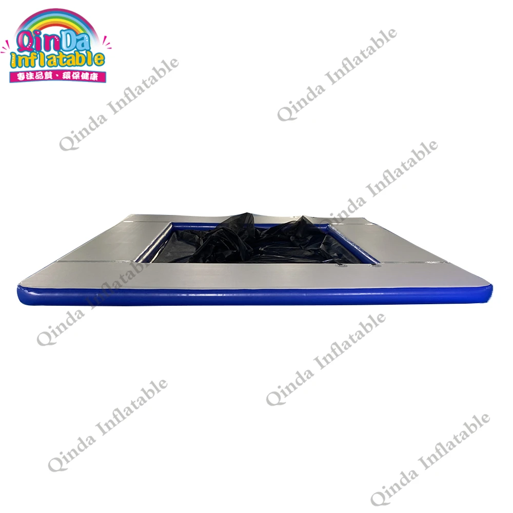 Inflatable 8x6m Water Yacht Pool Cheap Inflatable Sea Swimming Pool For Boat