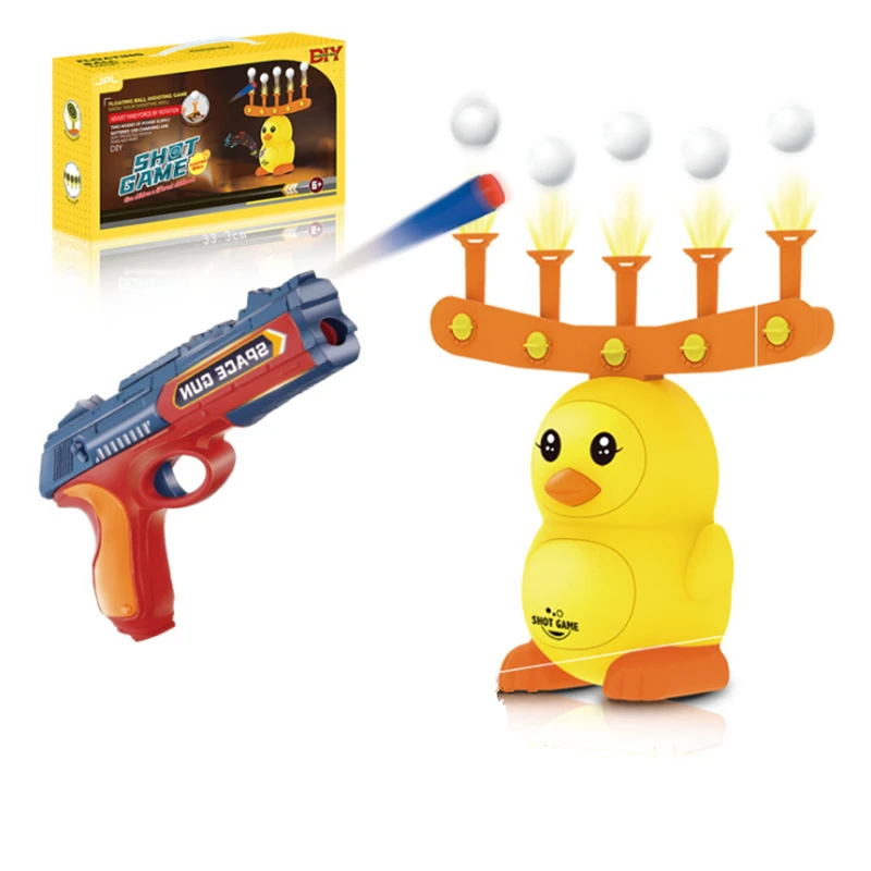 Shooting Games Kit DUCK Electric Floating Dart Target Practice Flying Ball Toys With Floating Ball Gun Toy for Adults Kids gift