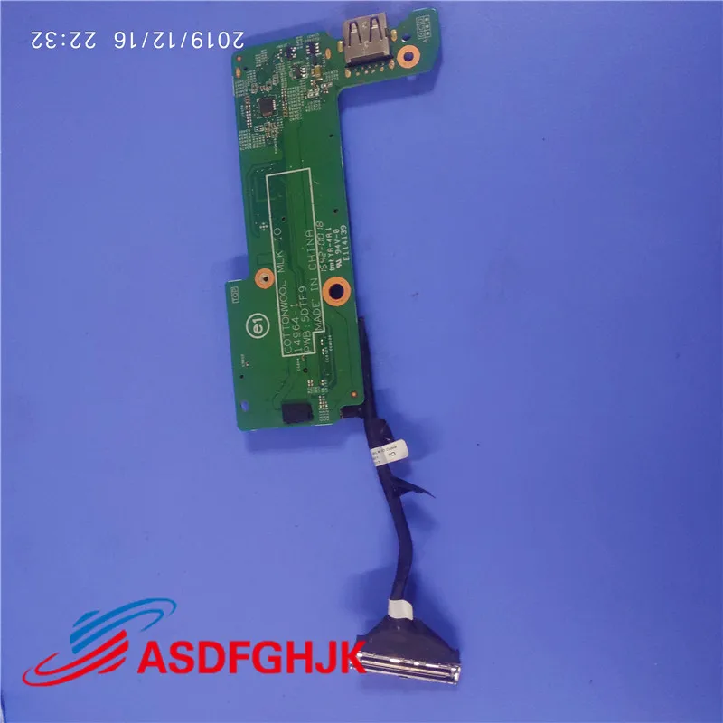   FOR Dell Inspiron 13 7000 P57G USB Board Card Reader 0GMTD5 5DTF9 100% Perfect Work