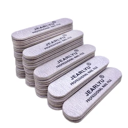 25pcs/lot Nail Files Washable Double Side Emery Board Mini 180/240 Grit Disposable Professional Wood Sandpaper Nail Sanding File
