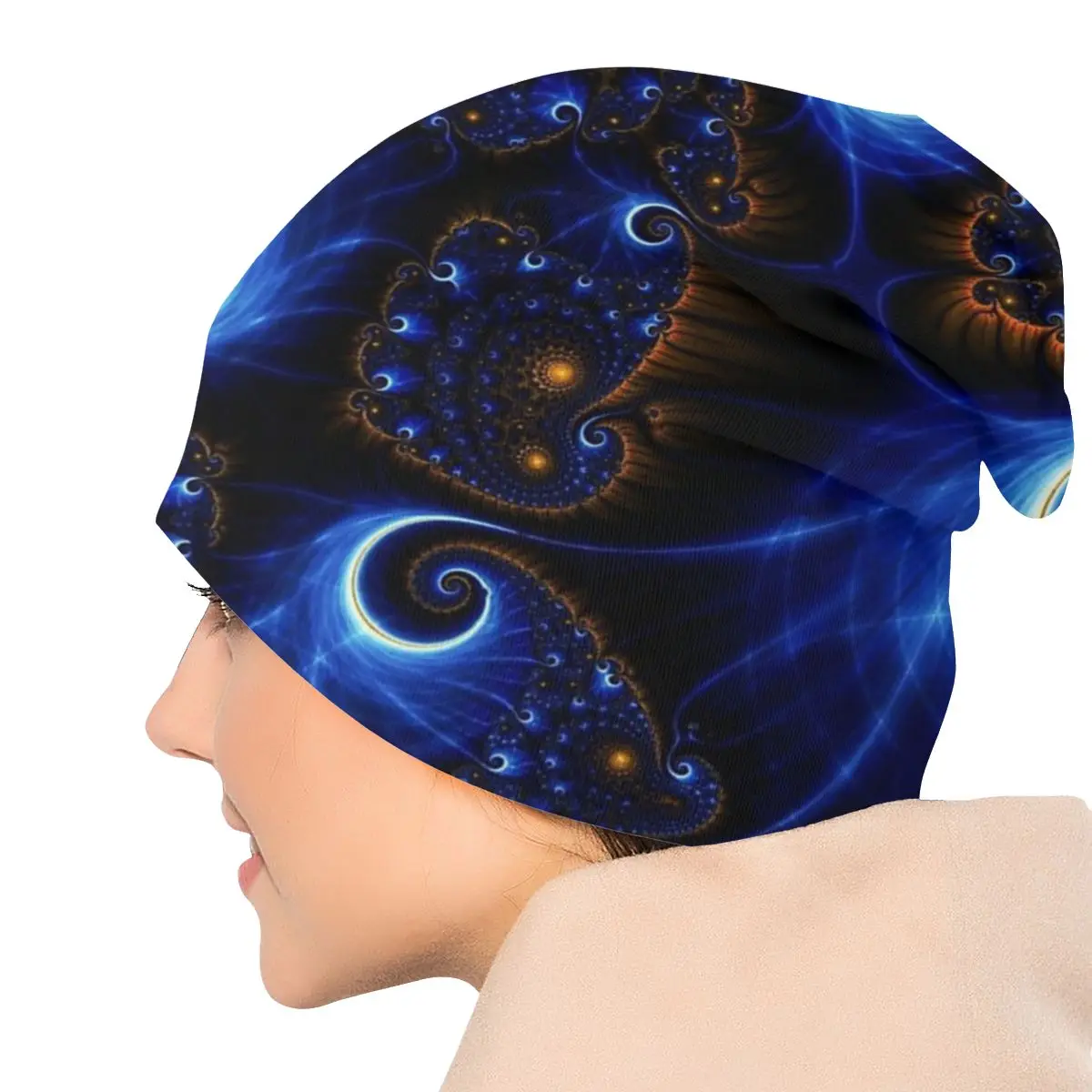 قبعات مجرة ثلاثية الهبي مخدر قبعات شتوية شتوية عتيقة قبعات للرجال والكبار للصيف قبعات حياكة بونيه مزدوجة الاستخدام #5