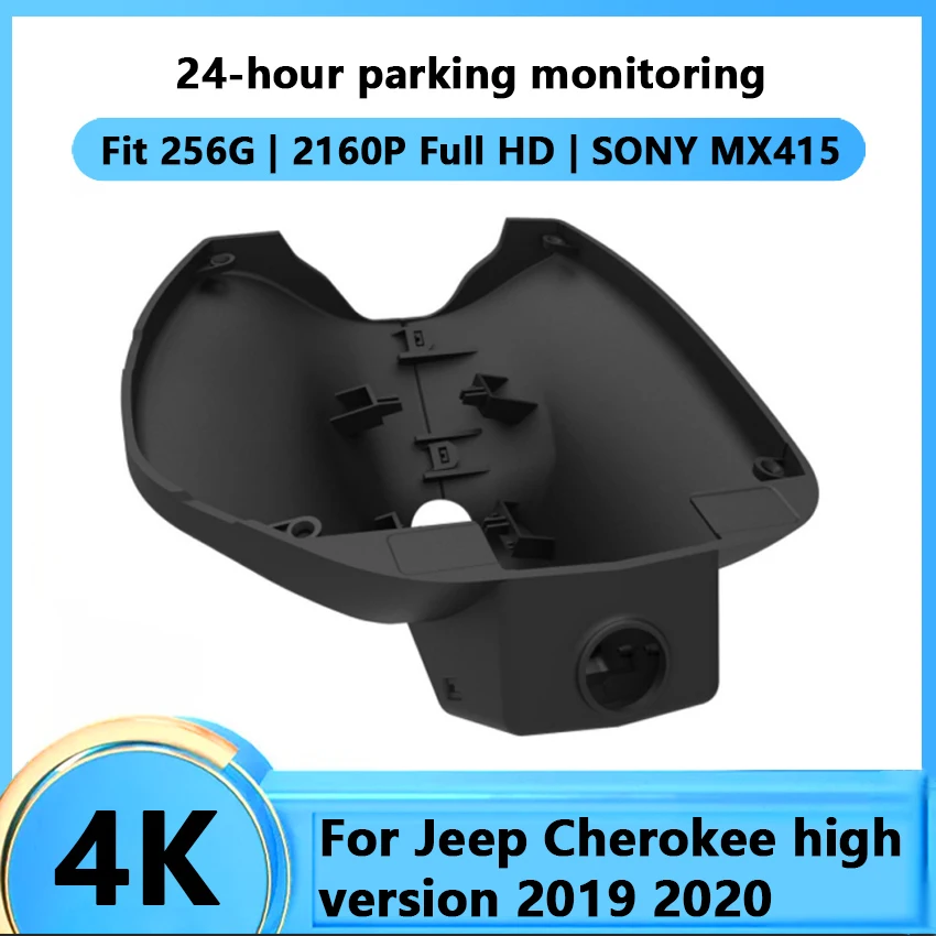 4K Car Wifi DVR Driving Video Recorder Car Front Dash Camera Cam For Jeep Cherokee high version 2019 2020 APP Control Function