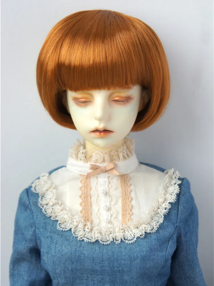 Jusuns Doll wigs   JD256  8-9Inch  21-23CM  Short BOBO Cut 1/3 Synthetic mohair BJD Hair  SD  DOD Doll Accessories