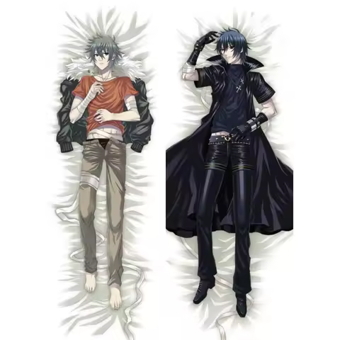 Japanese Cool Anime Pillowcase, Hugging Body Pillow Case, Togainu no Chi Akira Throw, Otaku, Dakimakura Gift, New, 150x50 cm