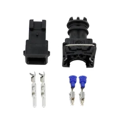 5 Sets 2 Pin Fuel Waterproof EV1 Automotive Electrical Connector Fuel Injector Male Female Plug 282762-1 282189-1 DJ7021A-3.5-11