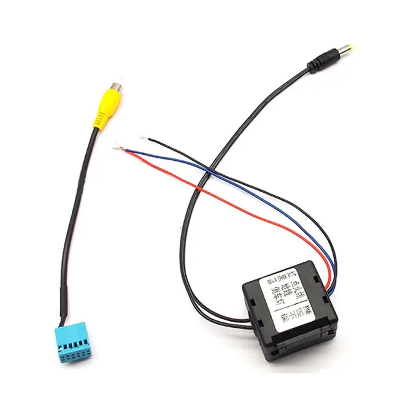 Rear View Camera Delay Timer Relay Filter Rectifier Cable Adapter Replace Accessories RCD330 PQ MIB RCA Conversion Cable H8WE