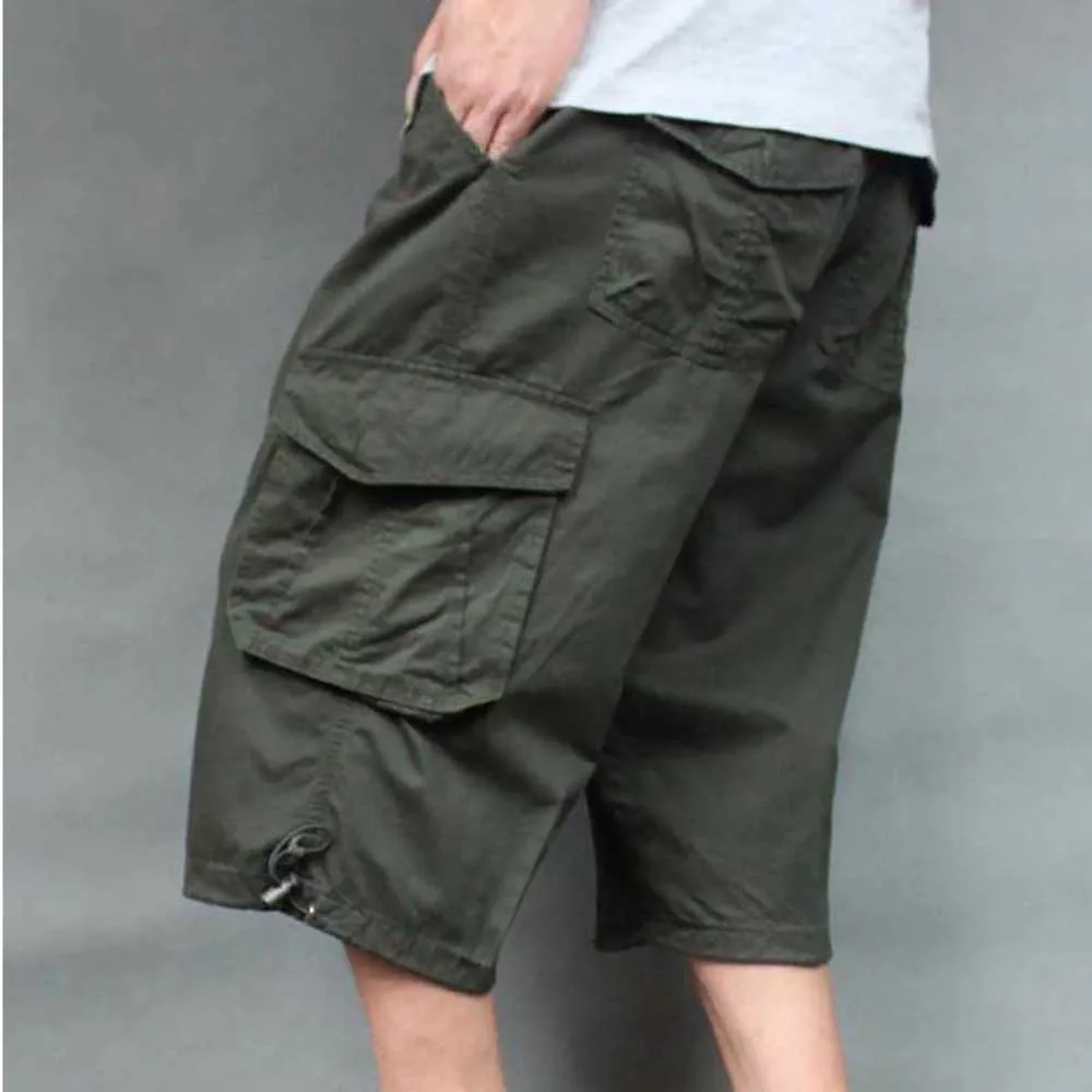 Plus Size 8XL Cargo Shorts for Men Summer Casual Cotton Loose Baggy Board Shorts Hip Hop Shorts Man Clothing