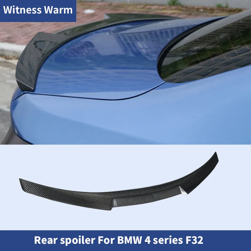 F32 Carbon Fiber Rear Wings Trunk Lip Spoiler for Bmw 4 Series F32 Coupe 2 Door Car Body Kit