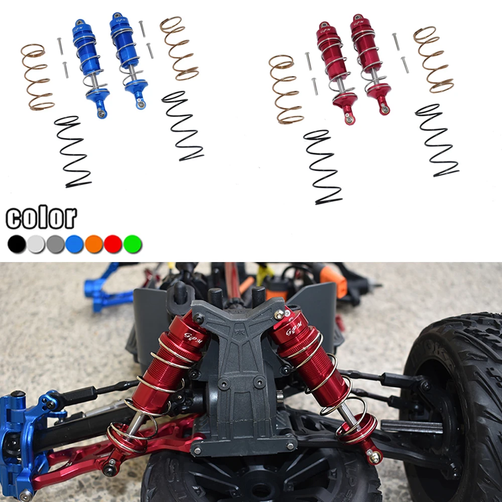 GPM ARRMA 1/10 KRATON 4S BLX ARA102690 Monster Truck Metal aluminum alloy 107MM front shock absorber DAMPERS AR330528 + AR330530