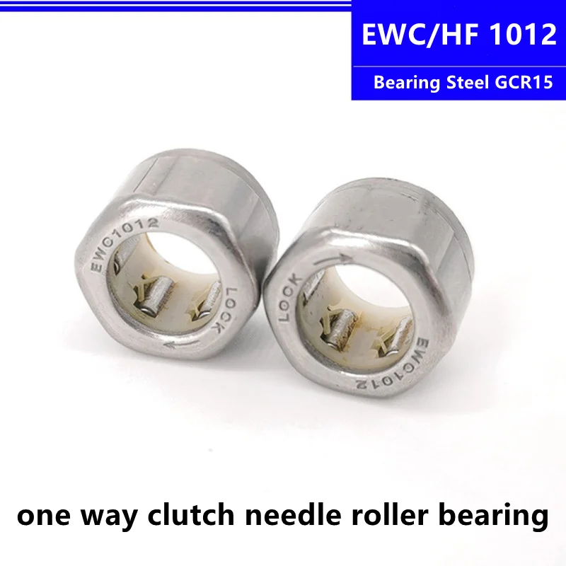 

50pcs One Way Clutch bearing HF1012 10x14x12mm Needle Roller Bearing EWC1012 10*16*12mm