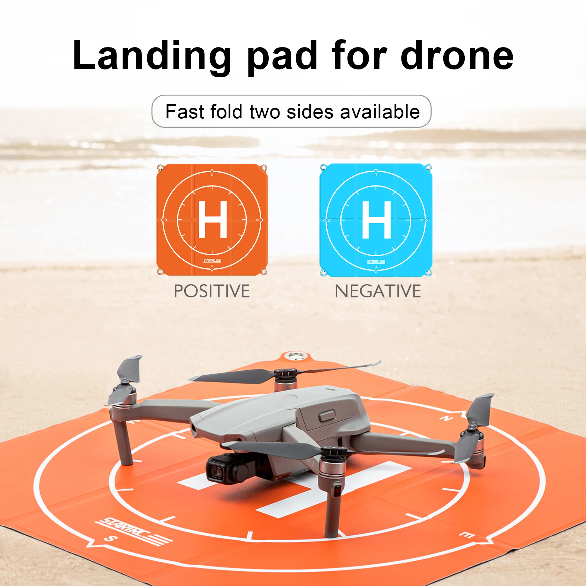 Apply to DJI Drone Landing Pad Foldable Parking Apron 50cm   65cm Drone Universal Pad Waterproof For DJI FPV Combo parts