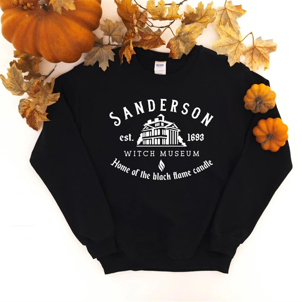 Black Woman Fleece Jumper Fourth Sisters Crewneck Sweashirts Halloween Sanderson Witch Museum  Sweatshirt