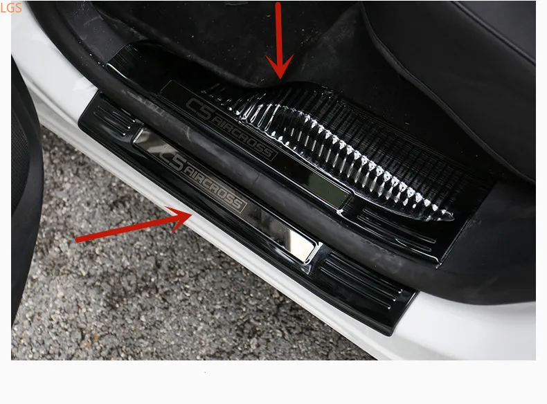 For Citroen C5 AIRCROSS 2017-2021 stainless steel Threshold guard Trunk guard threshold Anti-scratch protection Car styling