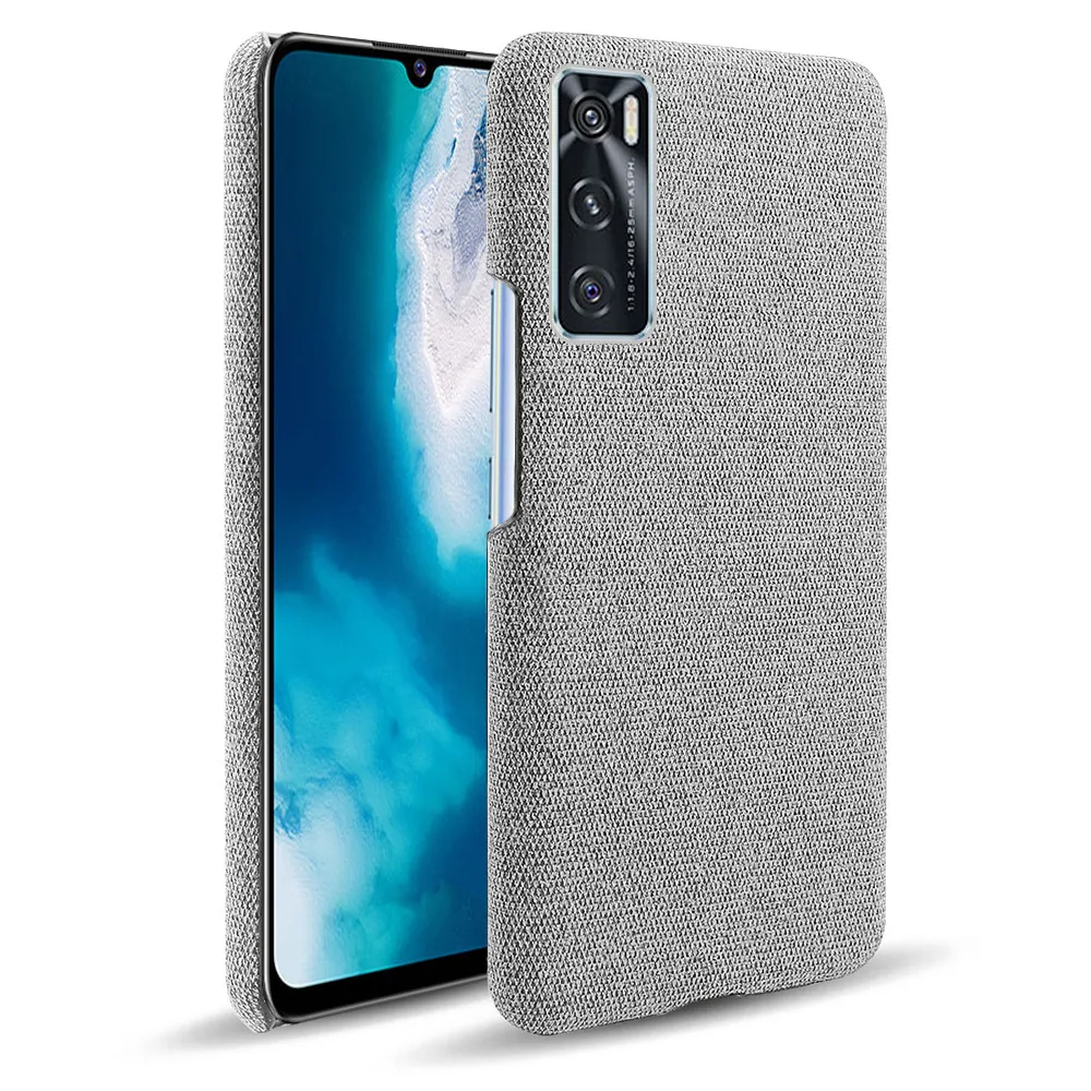 

Cloth Cases For VIVO V20 SE Case Slim Retro Cloth Hard Cover For Vivo V20SE Y70 vivoV20 vivoY70 vivoV20SE 6.44" Coque Fundas