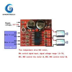 MX1508 1.5A 2-Way DC Motor Driver Module PWM Speed Dual H-Bridge Stepper Motor L298N for Arduino