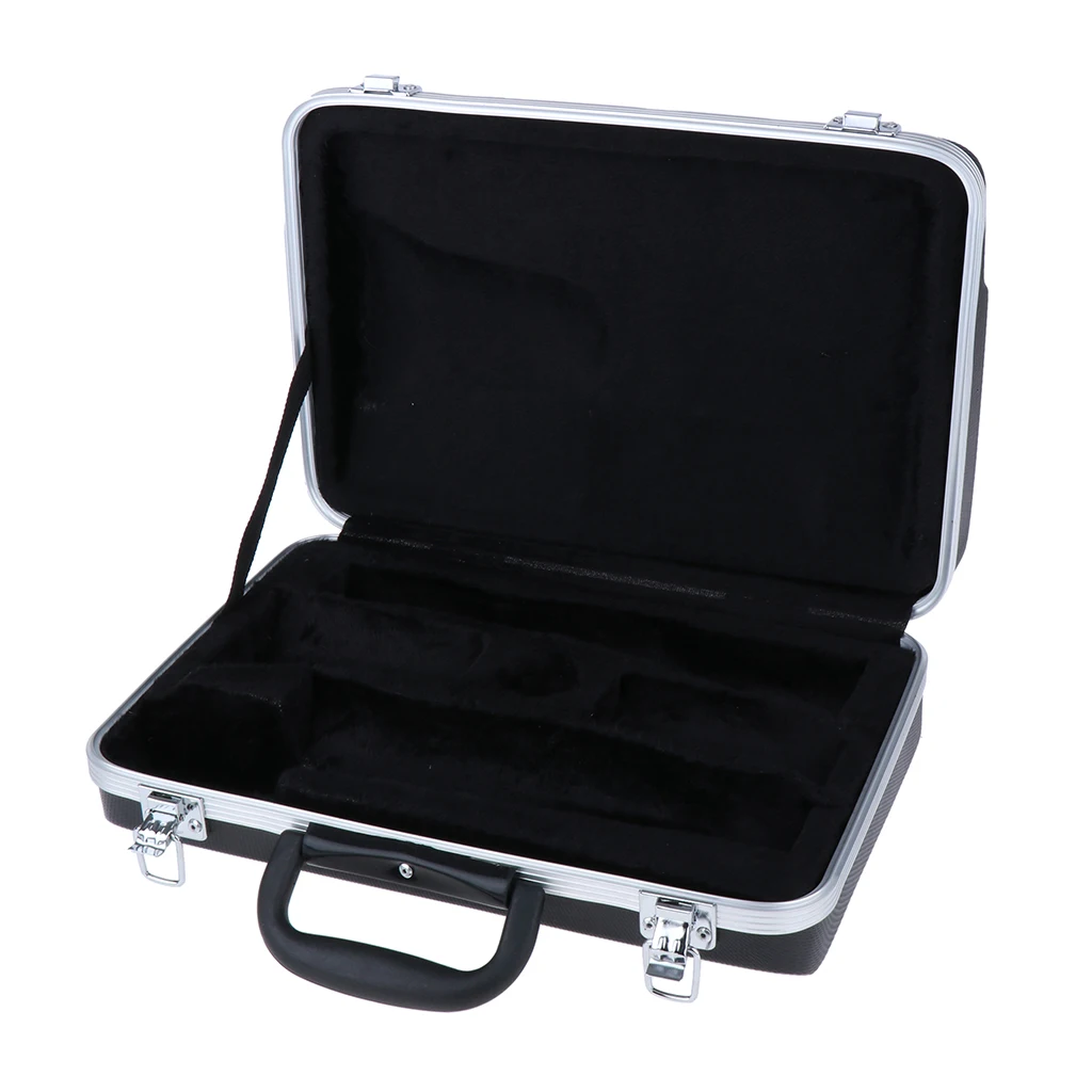 Square Clarinet Hard Protection Case Travel Gig Bag Professional Parts Accs