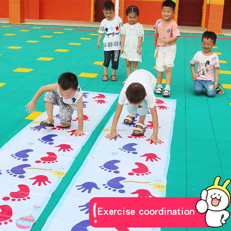 Indoor Outdoor Jumping Carpet Game Mat Kindergarten Early Education Toys Baby Jump Lattice Fun Game Toys Children Fitness Toys