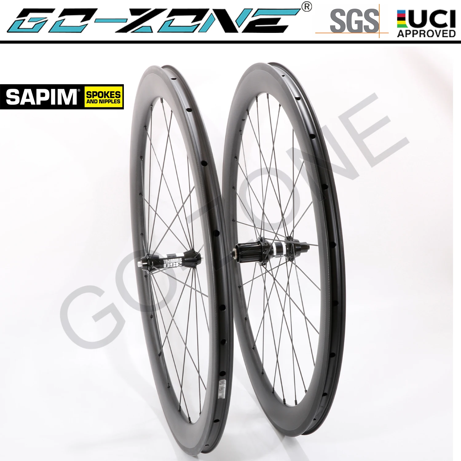 Clincher Tubeless Tubular 26mm Basalt Brake 700c Carbon Wheelset Rim Brake DT Swiss 350 Sapim Carbon Road Rim Brake Wheels