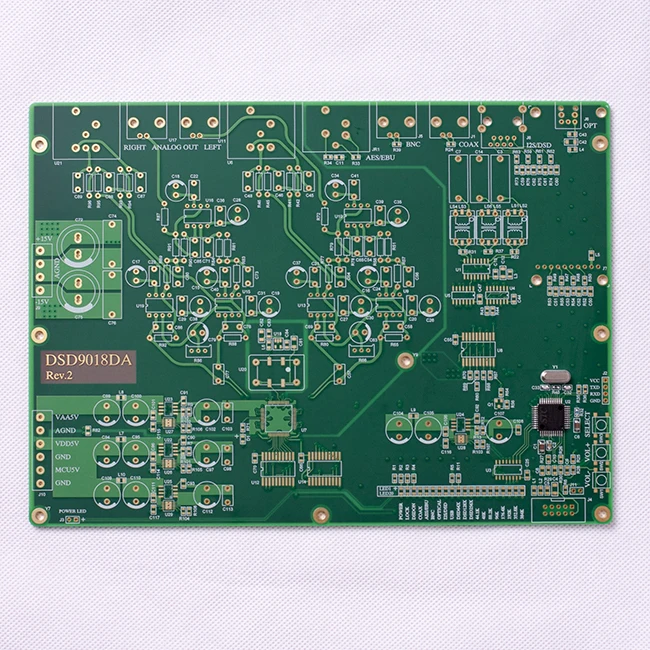 ES9018 DAC decoder kit soft control USB DSD PCM384K four-layer board