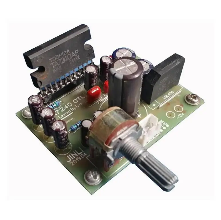 

Двухканальная Плата усилителя мощности TA7240AP OTL stereo